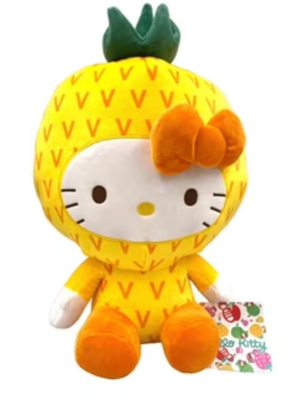 Hello Kitty Pineapple Plush Toy - Yellow